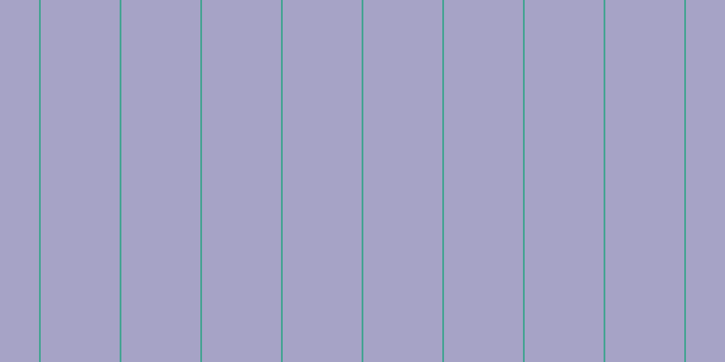 #4e4990 (50%), #46a393 vertical lines, two pixels wide, eighty-seven pixels apart