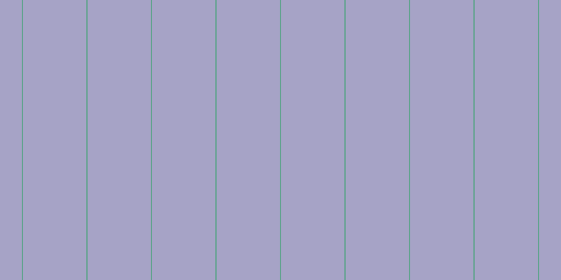 #4e4990 (50%), #67a393 vertical lines, two pixels wide, ninety pixels apart