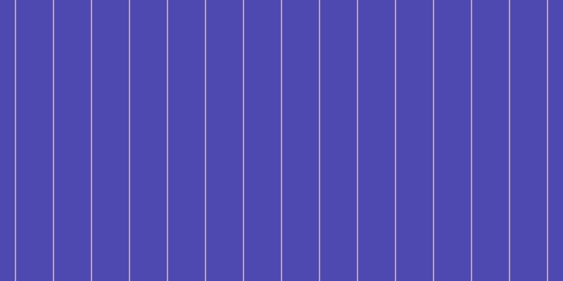 #4e49b1, #caa393 vertical lines, two pixels wide, fifty-two pixels apart
