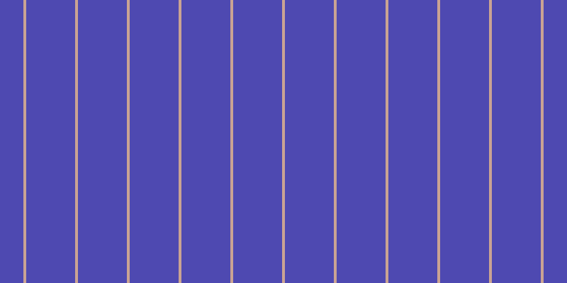 #4e49b1, #caa393 vertical lines, four pixels wide, sixty-nine pixels apart