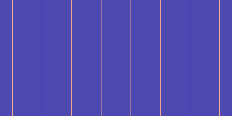 #4e49b1, #eba393 vertical lines, two pixels wide, one hundred pixels apart