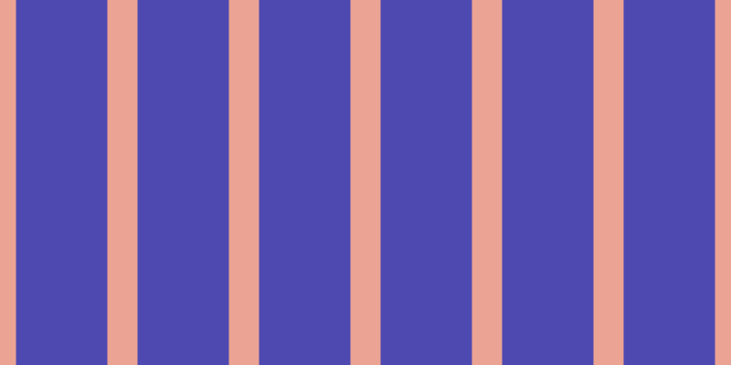 #4e49b1, #eba393 vertical lines, thirty-three pixels wide, one hundred pixels apart