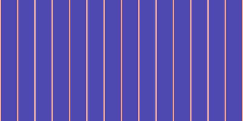 #4e49b1, #eba393 vertical lines, five pixels wide, fifty-two pixels apart