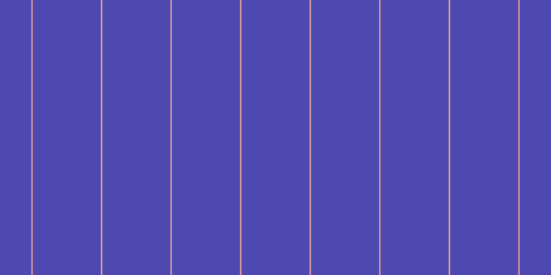 #4e49b1, #eba393 vertical lines, two pixels wide, ninety-nine pixels apart