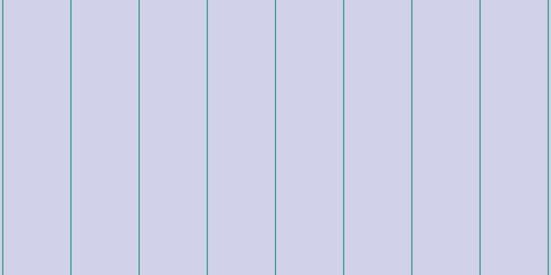 #4e49b1 (25%), #46a393 vertical lines, two pixels wide, ninety-seven pixels apart