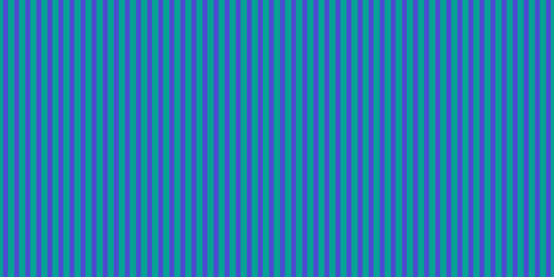 #4e49d2, #04a393 vertical lines, nine pixels wide, seven pixels apart