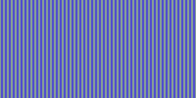 #4e49d2, #88a393 vertical lines, eight pixels wide, eight pixels apart