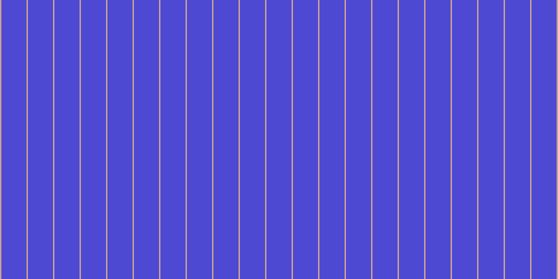 #4e49d2, #caa393 vertical lines, two pixels wide, thirty-six pixels apart