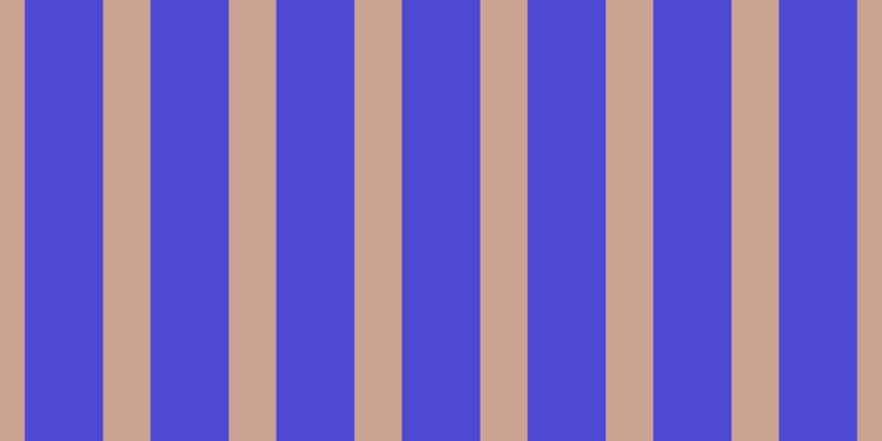 #4e49d2, #caa393 vertical lines, forty-three pixels wide, seventy-one pixels apart