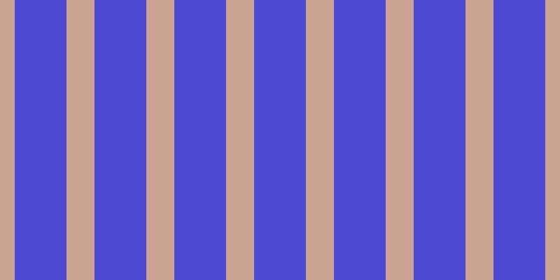 #4e49d2, #caa393 vertical lines, forty pixels wide, seventy-four pixels apart