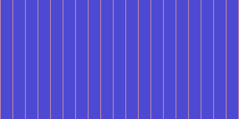 #4e49d2, #eba393 vertical lines, two pixels wide, forty pixels apart