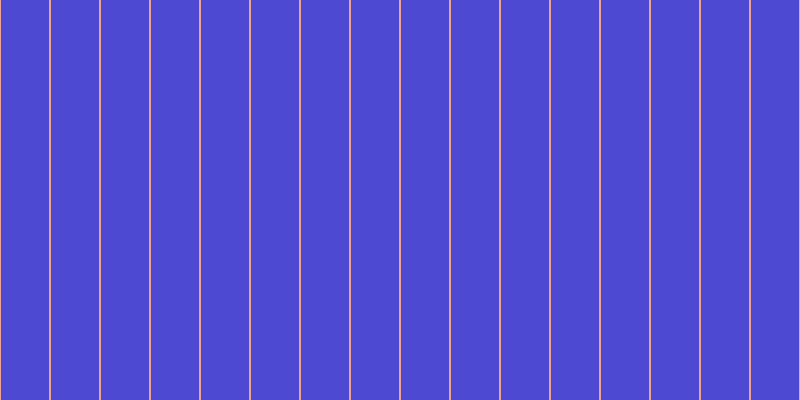 #4e49d2, #eba393 vertical lines, two pixels wide, forty-eight pixels apart