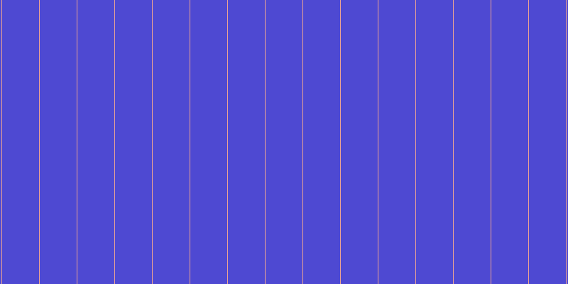 #4e49d2, #eba393 vertical lines, one pixels wide, fifty-two pixels apart