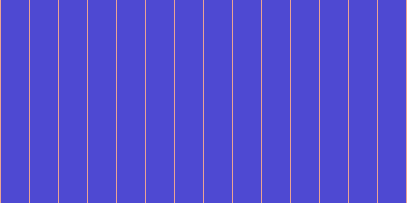 #4e49d2, #eba393 vertical lines, two pixels wide, fifty-five pixels apart