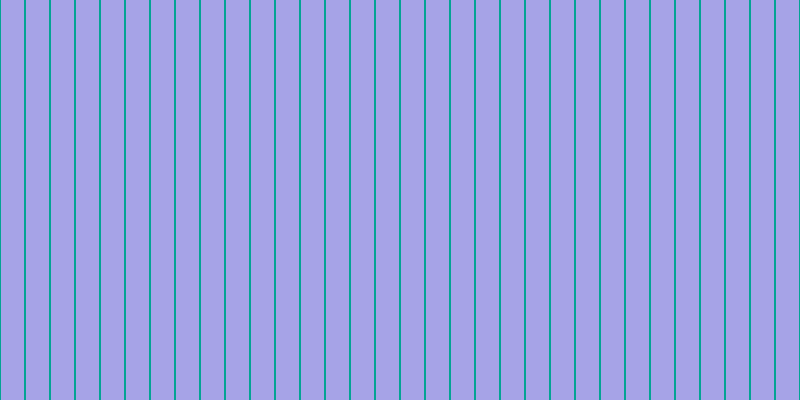 #4e49d2 (50%), #04a393 vertical lines, two pixels wide, twenty-three pixels apart