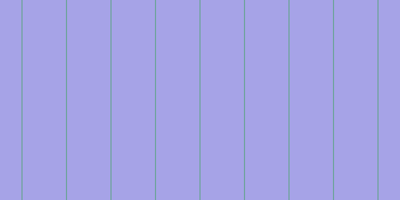 #4e49d2 (50%), #67a393 vertical lines, two pixels wide, eighty-seven pixels apart