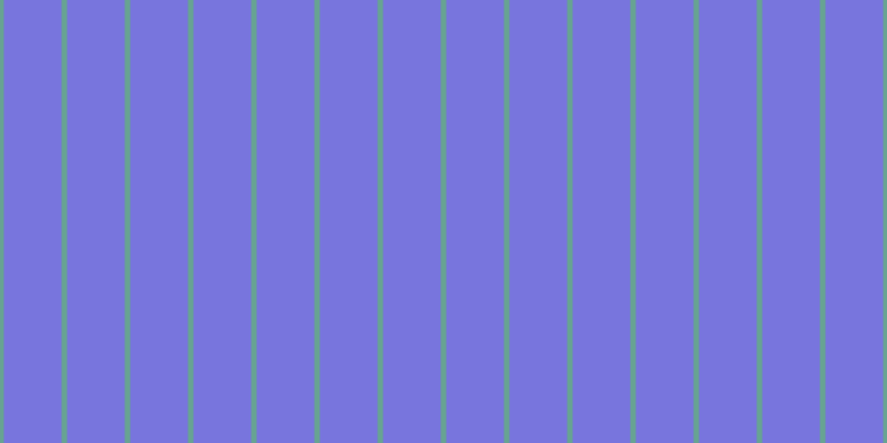 #4e49d2 (75%), #67a393 vertical lines, five pixels wide, fifty-two pixels apart