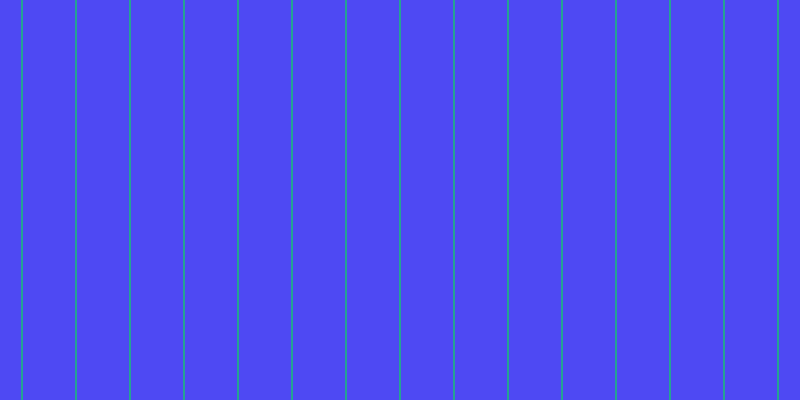 #4e49f3, #25a393 vertical lines, two pixels wide, fifty-two pixels apart