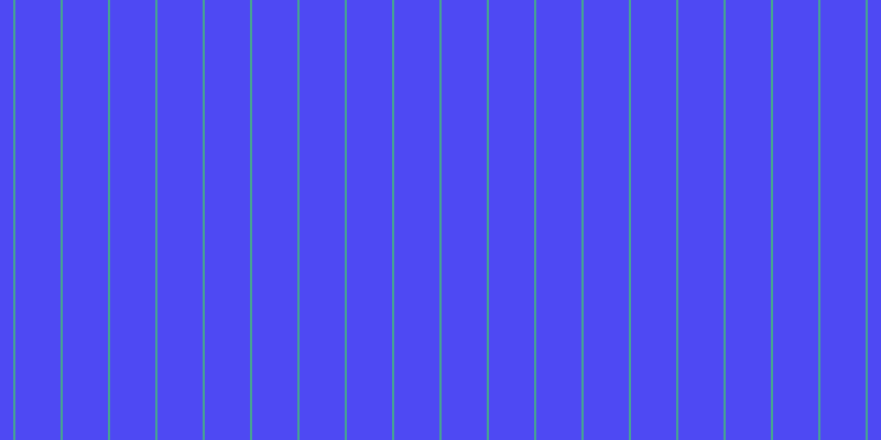 #4e49f3, #46a393 vertical lines, two pixels wide, forty-one pixels apart