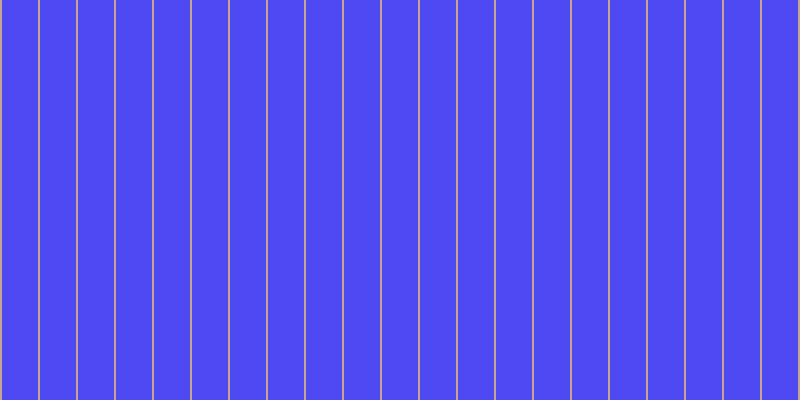 #4e49f3, #caa393 vertical lines, two pixels wide, thirty-six pixels apart