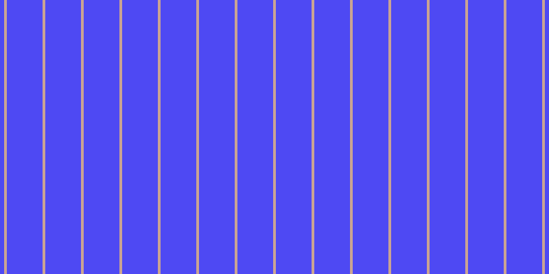 #4e49f3, #caa393 vertical lines, four pixels wide, fifty-two pixels apart