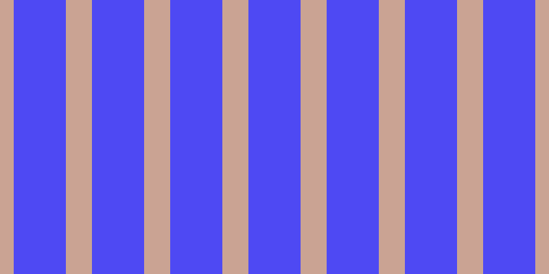 #4e49f3, #caa393 vertical lines, thirty-eight pixels wide, seventy-six pixels apart