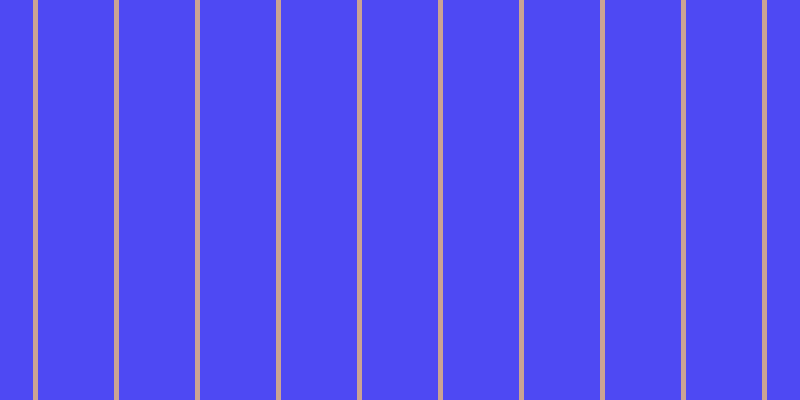 #4e49f3, #caa393 vertical lines, five pixels wide, seventy-six pixels apart