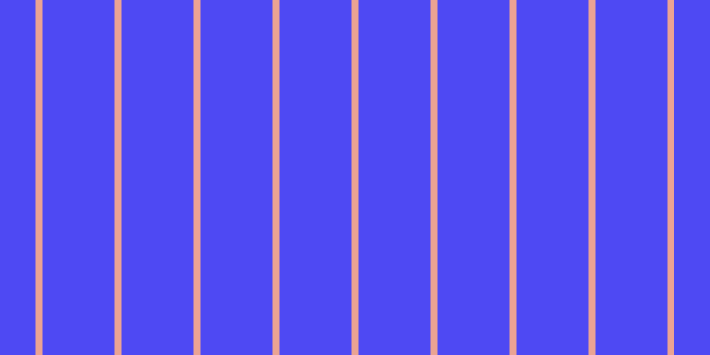 #4e49f3, #eba393 vertical lines, seven pixels wide, eighty-two pixels apart