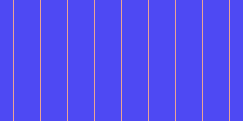 #4e49f3, #eba393 vertical lines, two pixels wide, eighty-seven pixels apart