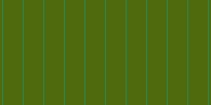 #4e6a0c, #04a393 vertical lines, two pixels wide, seventy-six pixels apart