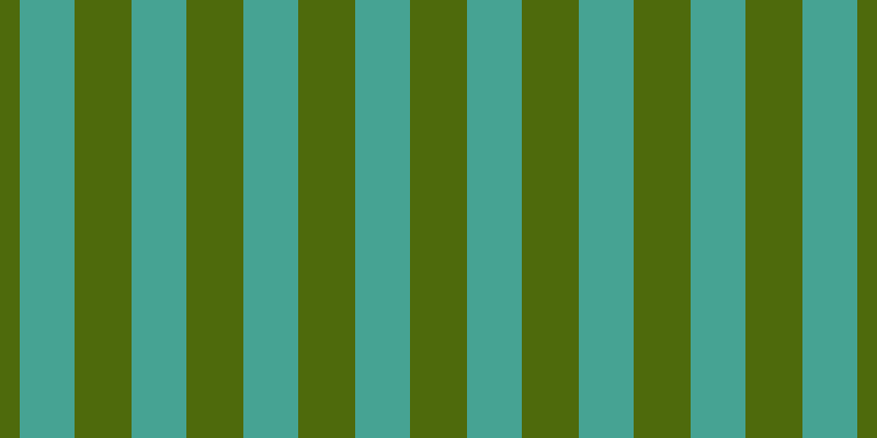#4e6a0c, #46a393 vertical lines, fifty pixels wide, fifty-two pixels apart