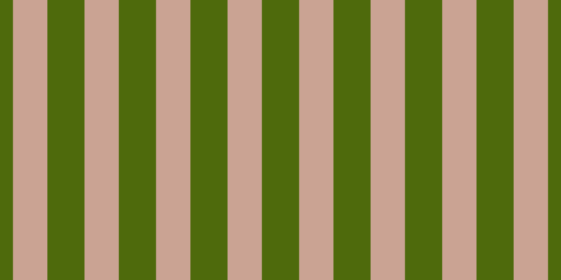 #4e6a0c, #caa393 vertical lines, forty-nine pixels wide, fifty-three pixels apart