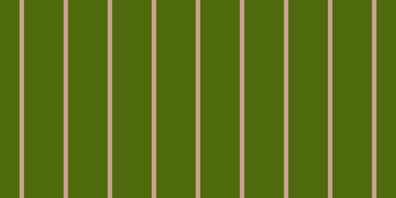 #4e6a0c, #caa393 vertical lines, nine pixels wide, eighty pixels apart
