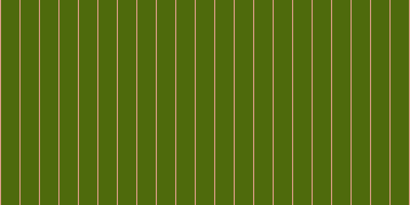 #4e6a0c, #eba393 vertical lines, two pixels wide, thirty-six pixels apart