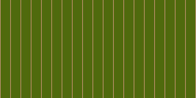 #4e6a0c, #eba393 vertical lines, two pixels wide, forty pixels apart