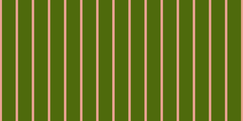 #4e6a0c, #eba393 vertical lines, eight pixels wide, forty-five pixels apart