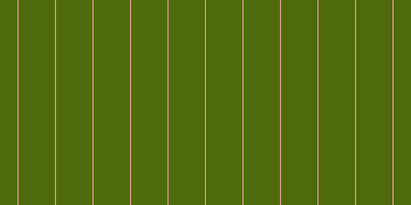 #4e6a0c, #eba393 vertical lines, two pixels wide, seventy-one pixels apart