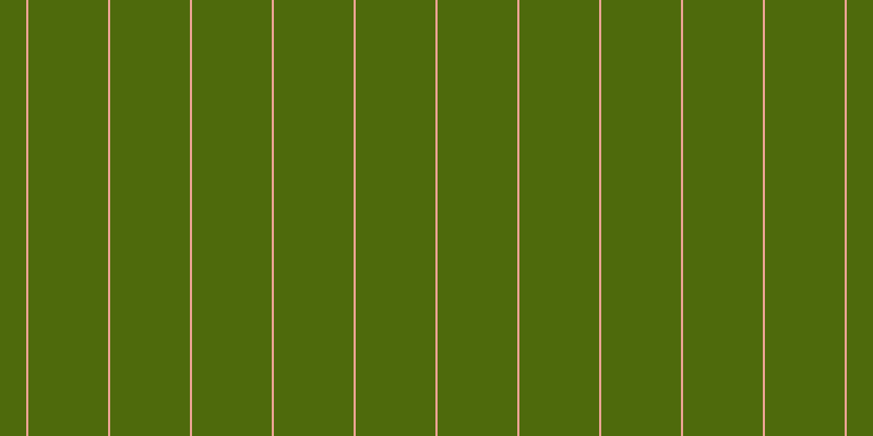 #4e6a0c, #eba393 vertical lines, two pixels wide, seventy-three pixels apart