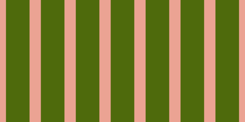 #4e6a0c, #eba393 vertical lines, thirty-seven pixels wide, seventy-seven pixels apart
