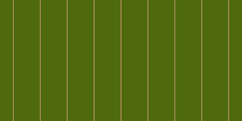 #4e6a0c, #eba393 vertical lines, two pixels wide, eighty-seven pixels apart