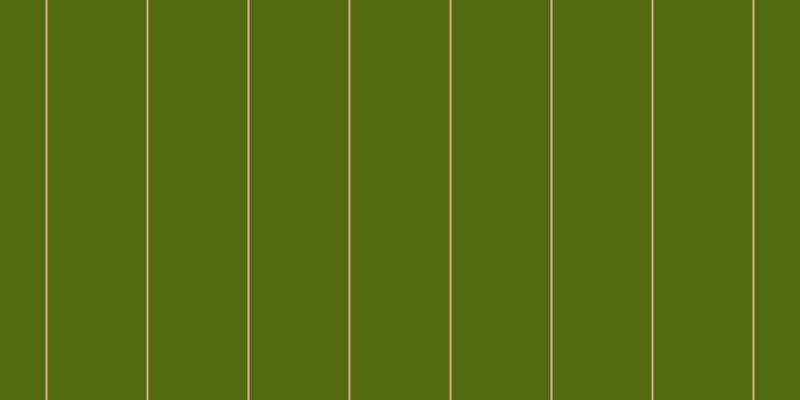 #4e6a0c, #eba393 vertical lines, two pixels wide, ninety-nine pixels apart