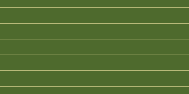 #4e6a2d, #dbd393 horizontal lines, two pixels wide, sixty-five pixels apart