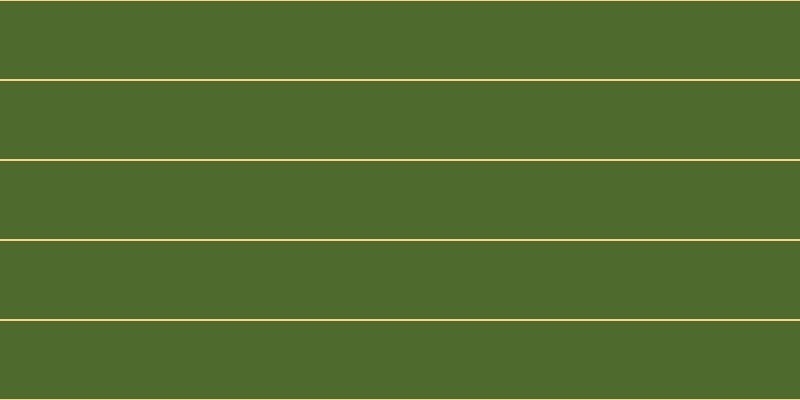 #4e6a2d, #fcd393 horizontal lines, two pixels wide, seventy-eight pixels apart