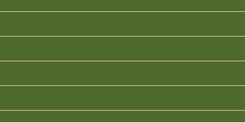 #4e6a2d, #fcd393 horizontal lines, two pixels wide, seventy-nine pixels apart