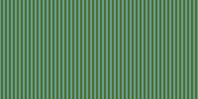 #4e6a2d, #67a393 vertical lines, eight pixels wide, eight pixels apart
