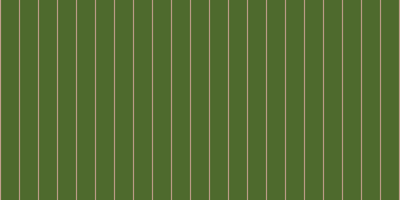 #4e6a2d, #caa393 vertical lines, two pixels wide, thirty-six pixels apart