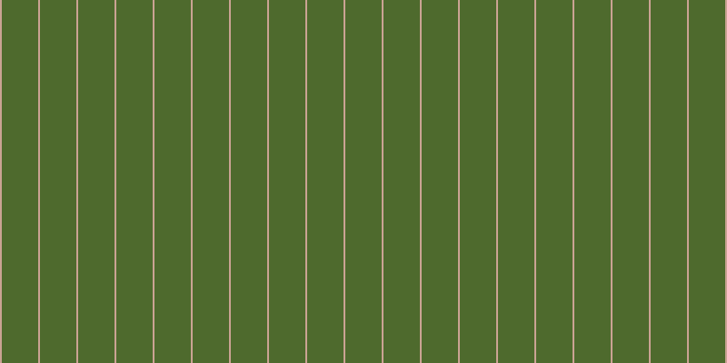 #4e6a2d, #caa393 vertical lines, two pixels wide, forty pixels apart
