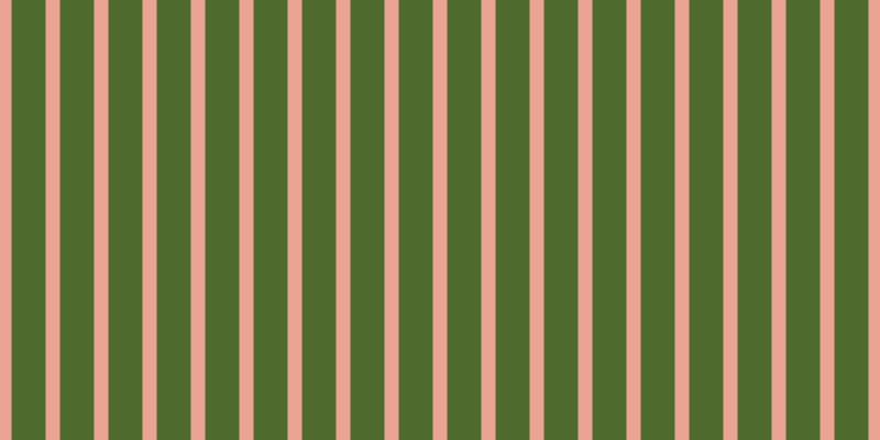 #4e6a2d, #eba393 vertical lines, thirteen pixels wide, thirty-one pixels apart