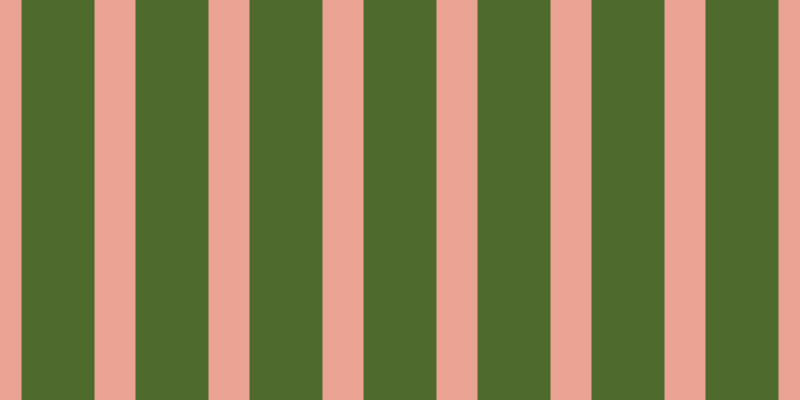 #4e6a2d, #eba393 vertical lines, forty-one pixels wide, seventy-three pixels apart