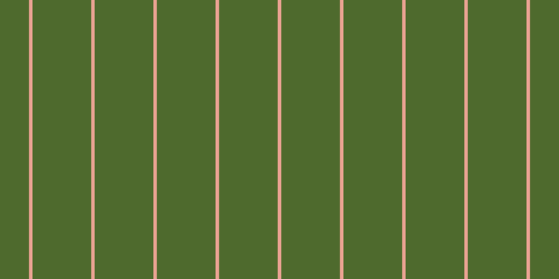 #4e6a2d, #eba393 vertical lines, five pixels wide, eighty-four pixels apart